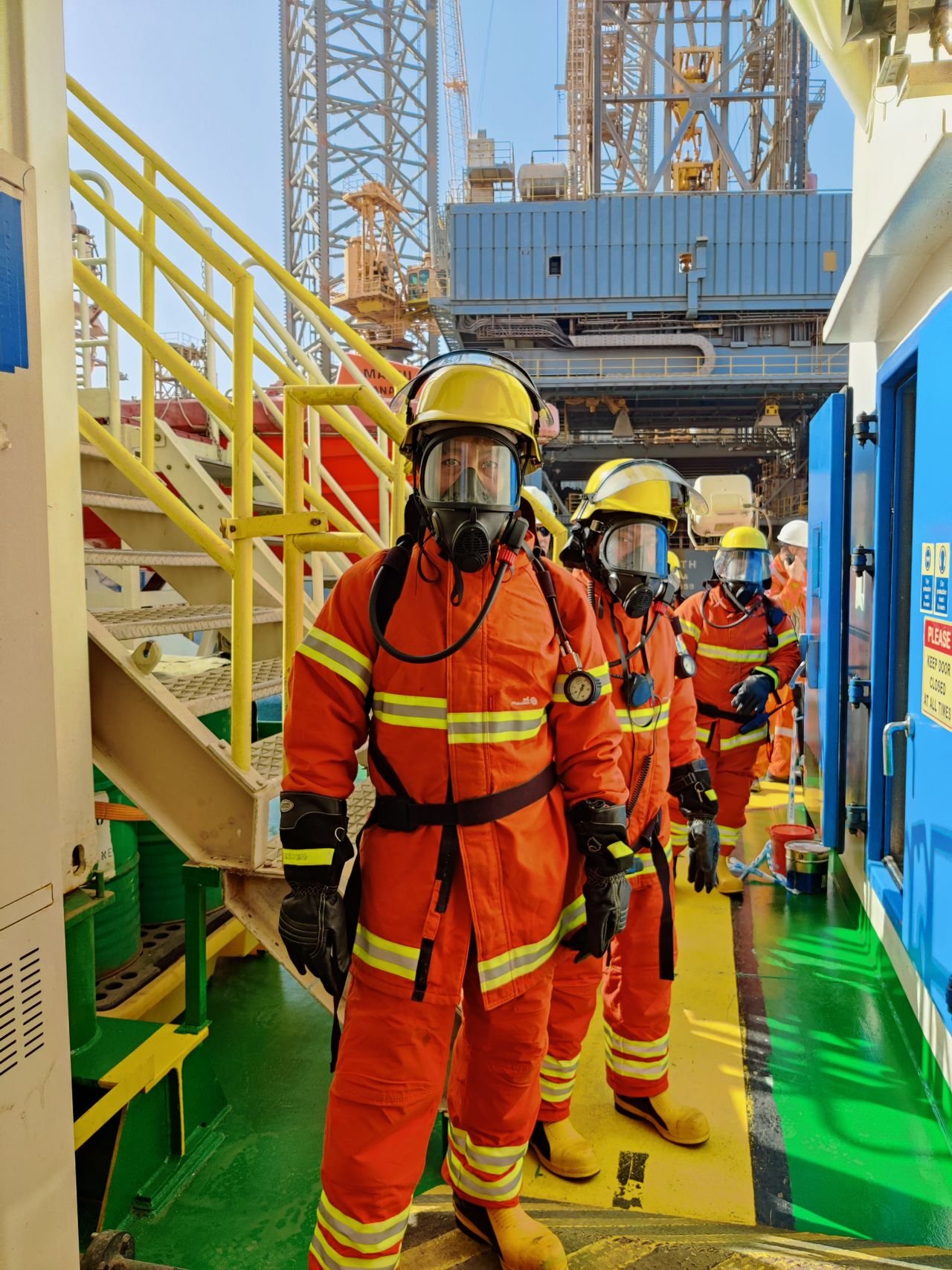Illustrative industrial field workforce